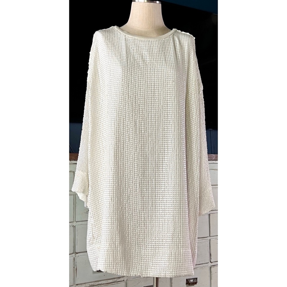 Anthropologie Sequined Tunic Dress 2X